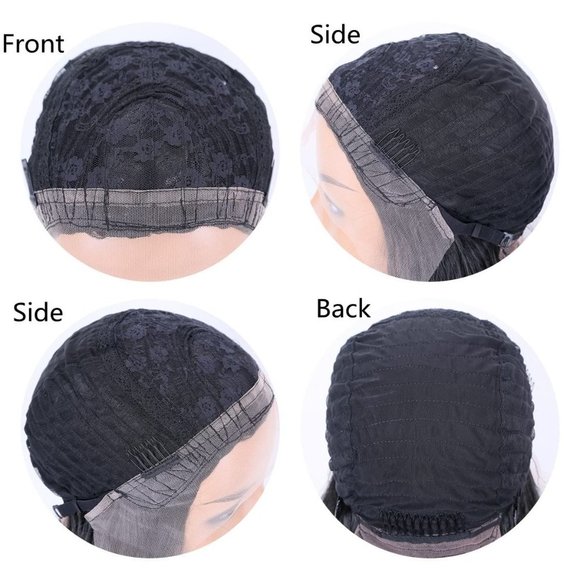 Long Black Wavy Full Cap Wig - 1B Black Hair For Women - Picture 6 of 6